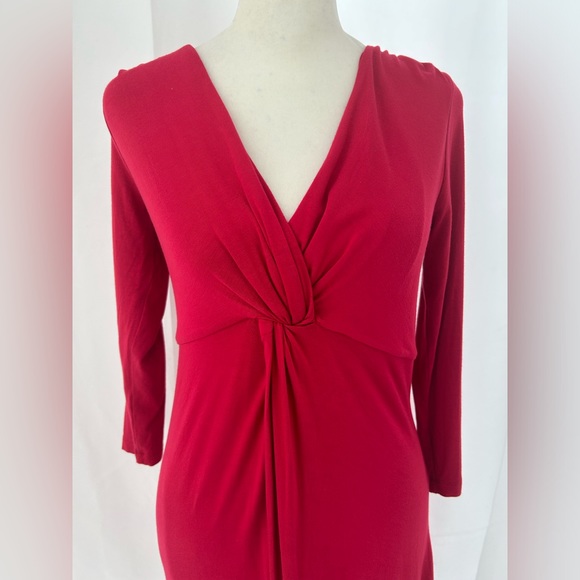 SOMA Red Midi Twist Dress - Picture 4 of 6